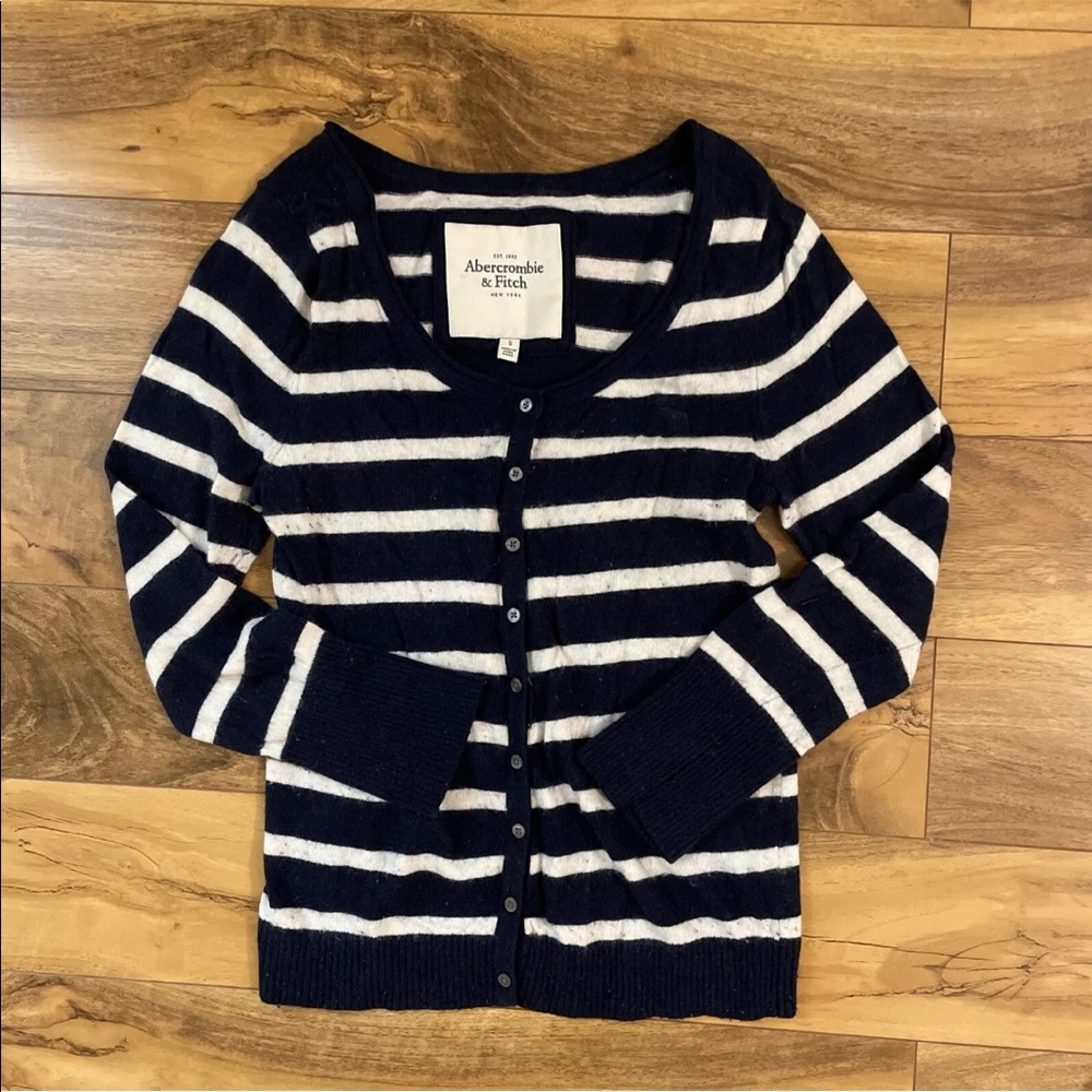 💥🔥Abercrombie & Fitch Women Blue Cardigan S❤️‼️